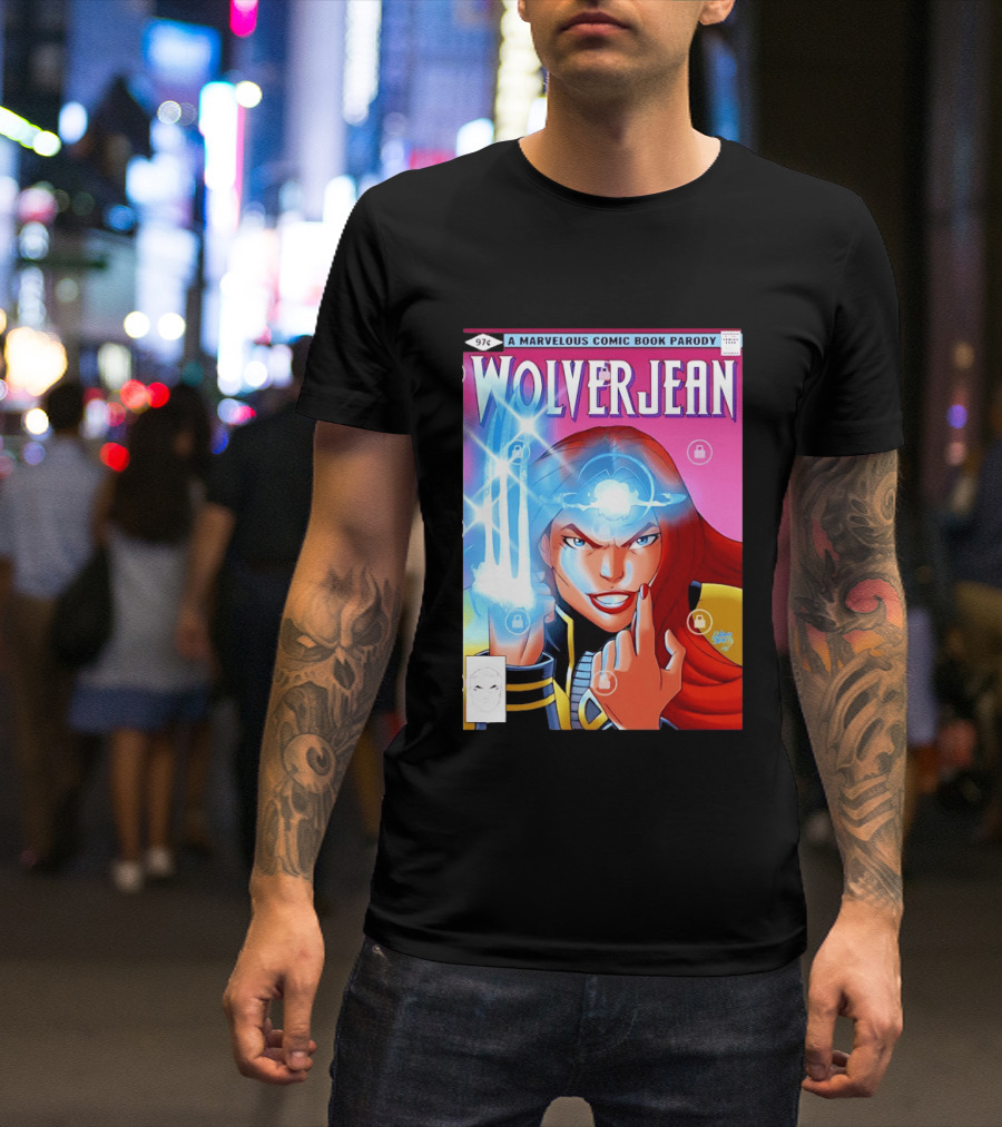 Wolverjean A Marvelous Comic Book Parody Cover 97 Cents T-Shirt