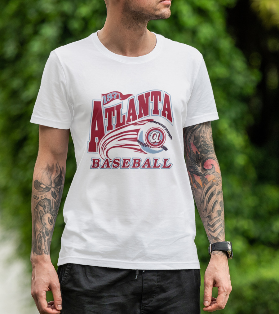 Atlanta Baseball 1871 Vintage Style MLB Team Fan T-Shirt