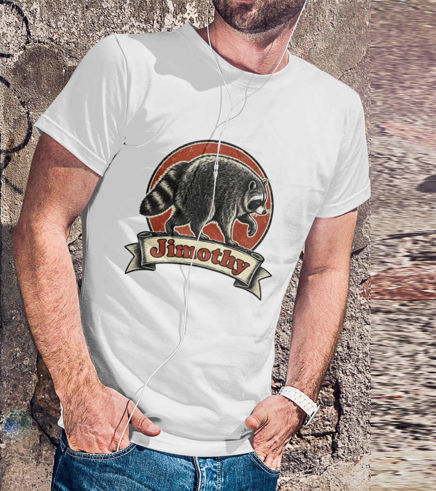 Jimothy Raccoon Vintage Style Meme T-Shirt