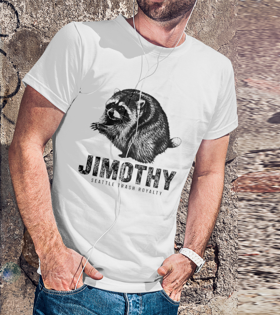 Jimothy Seattle Trash Royalty Raccoon T-Shirt