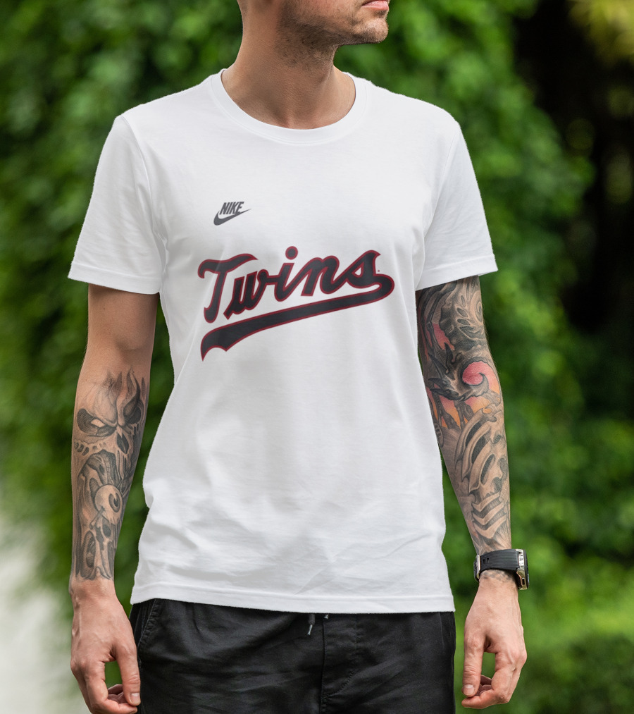 Minnesota Twins 2026 Nike Field Of Dreams Wordmark T-Shirt