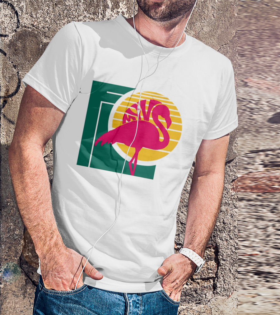 Move Flamingo Sunset Tropical FNS T-Shirt