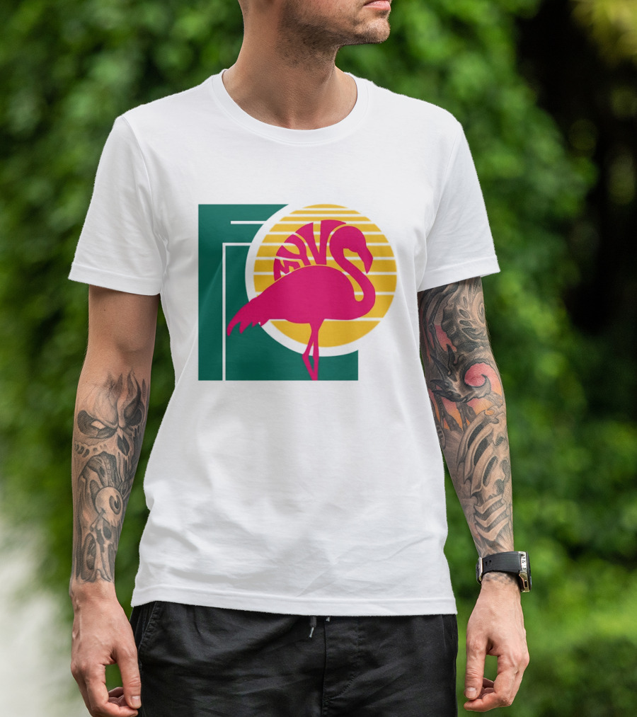 Move Flamingo Sunset Tropical FNS T-Shirt
