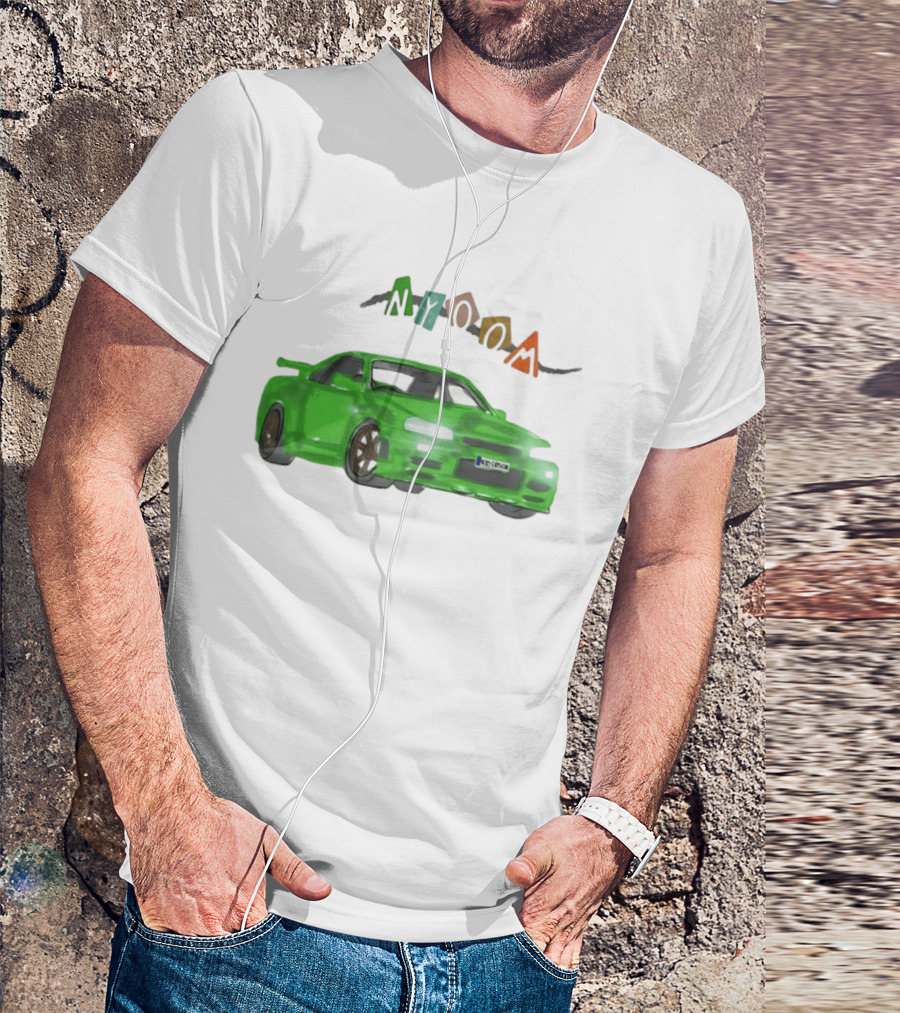 Nissan Skyline R34 GTR Nyoom JDM Drift Car Fan T-Shirt