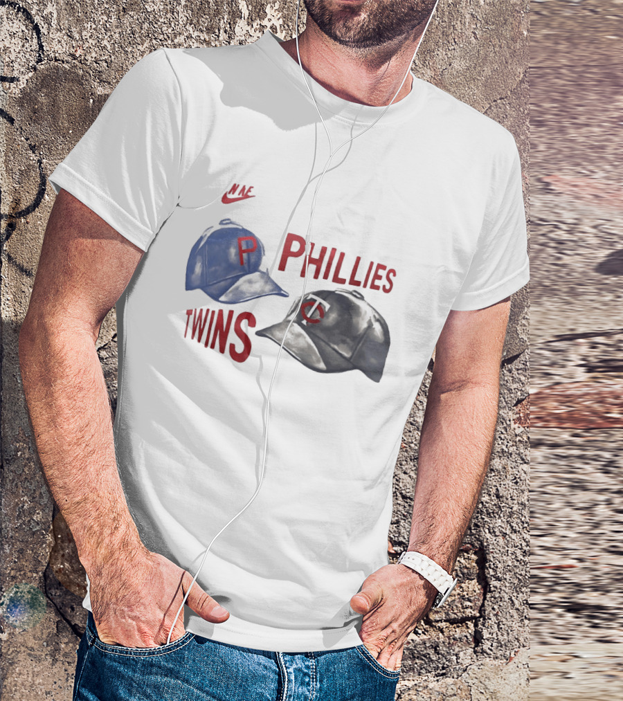 Nike Phillies Twins Baseball Caps 2026 Matchup T-Shirt
