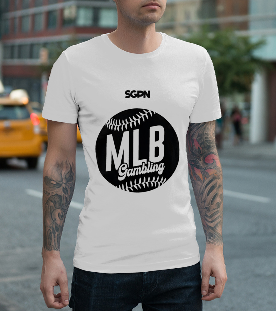SGPN MLB Gambling Baseball Betting Enthusiasts T-Shirt