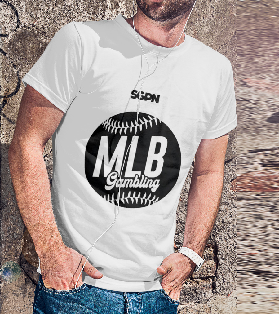 SGPN MLB Gambling Baseball Betting Enthusiasts T-Shirt