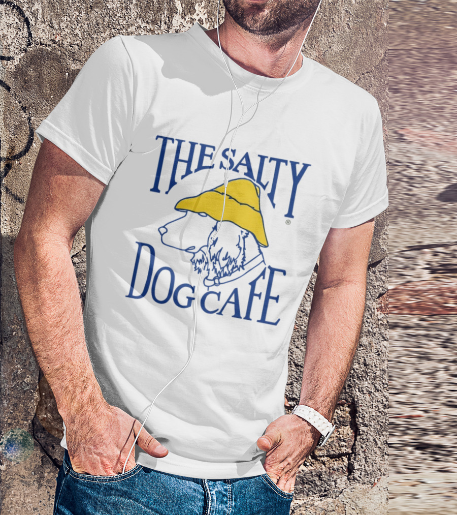 The Salty Dog Cafe Hilton Head Iconic Yellow Hat Logo South Carolina T-Shirt