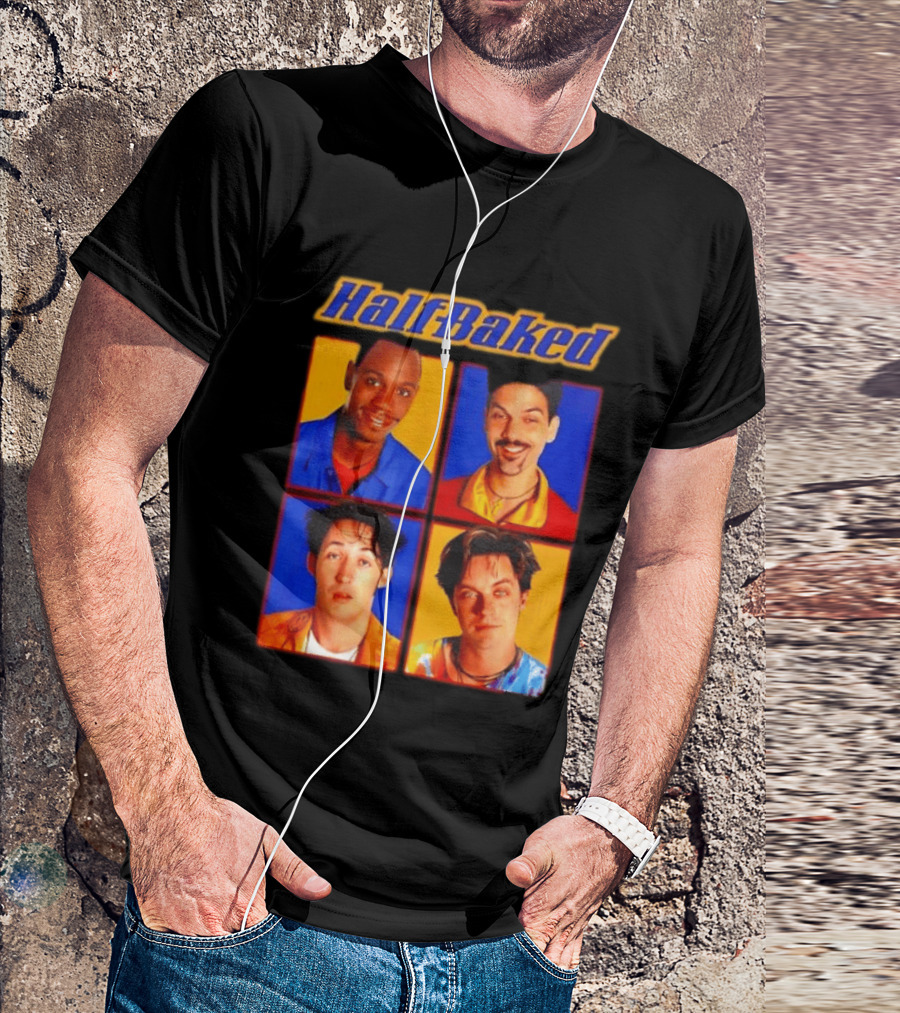 Half Baked Movie Characters Block T-Shirt