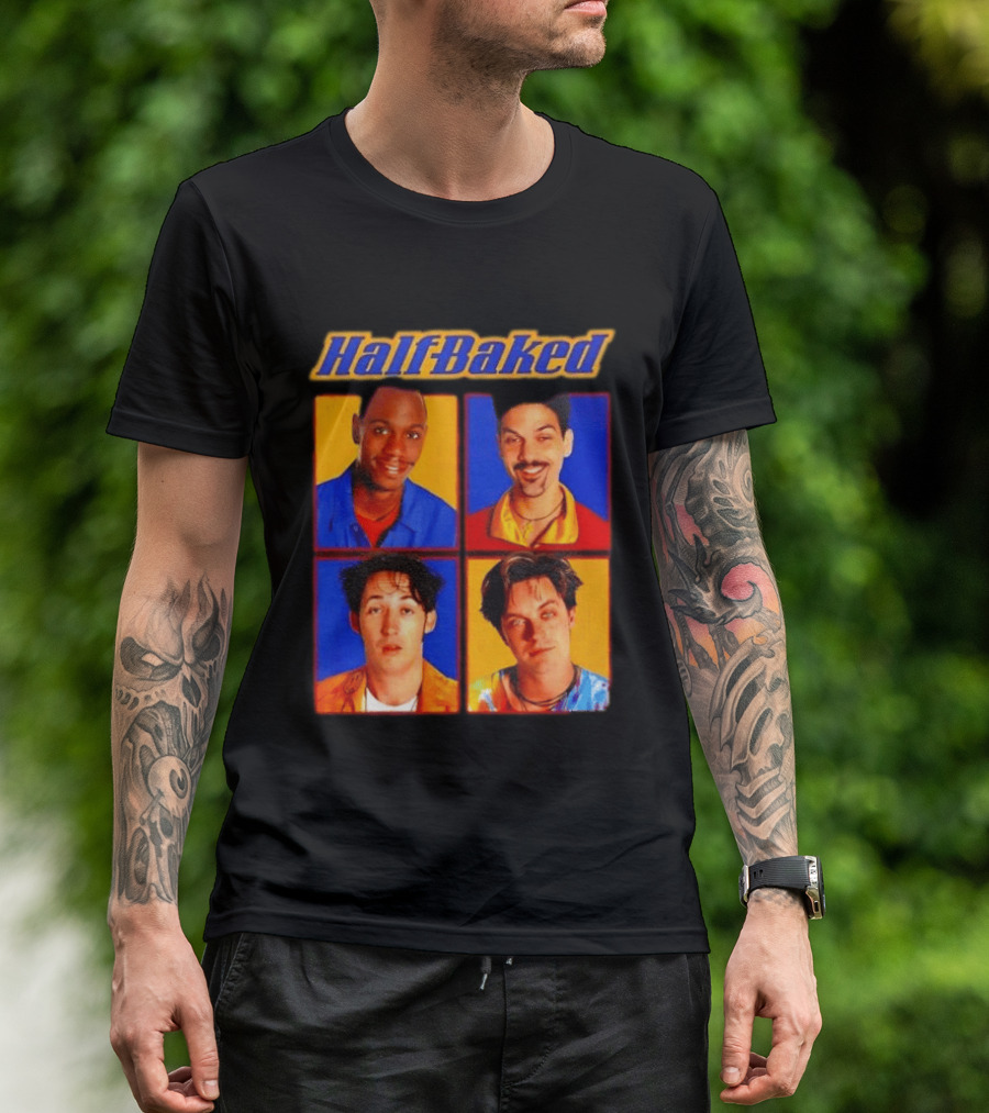 Half Baked Movie Characters Block T-Shirt