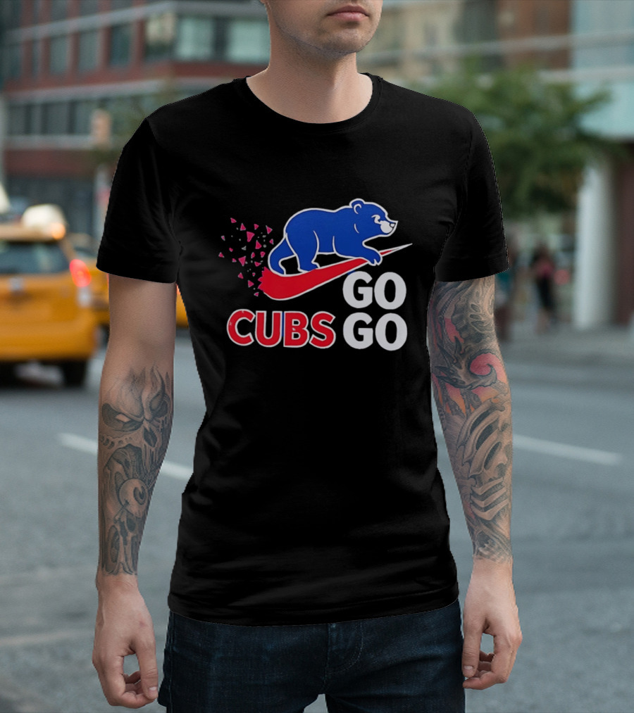 Chicago Cubs Bear Go Go MLB Baseball T-Shirt