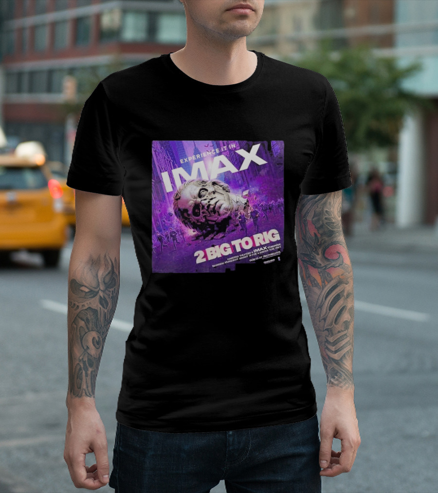 Experience It In IMAX Ghost 2 Big To Rig Feature Film Capturing Skeletour World Tour 2026 T-Shirt