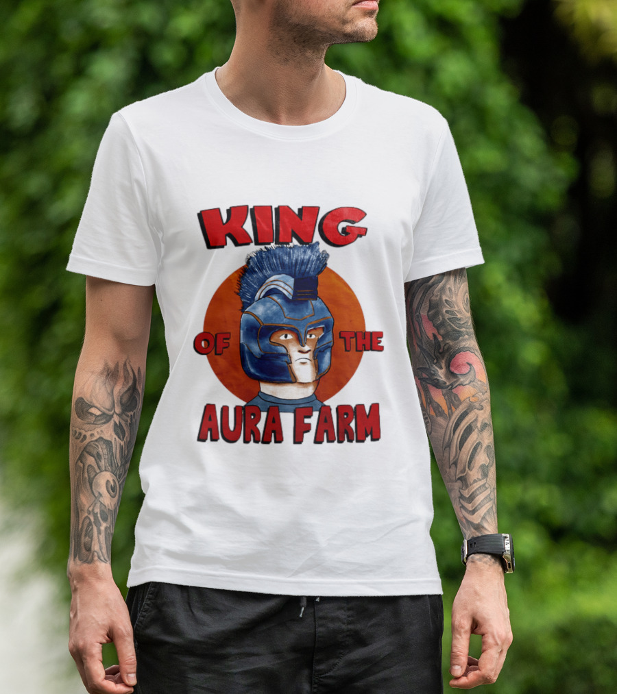 King Of The Aura Farm Hank Hill Helmet Warrior T-Shirt