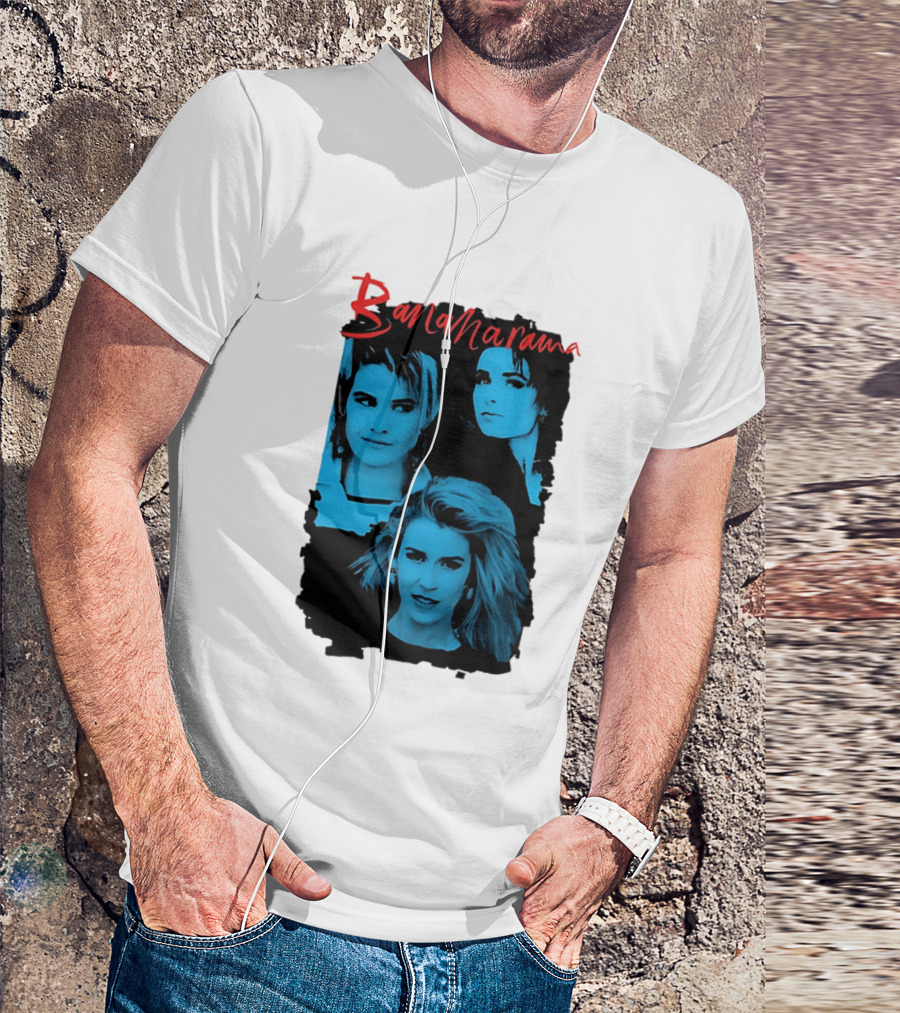 Bananarama True Confessions Album Cover Retro Blue T-Shirt