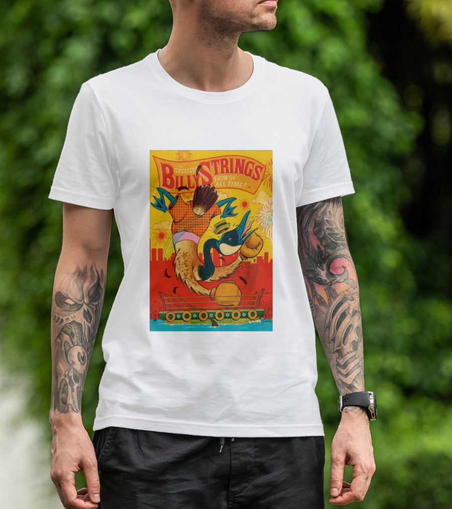 Billy Strings Boston MA July 21 2026 Greatest Show Of All Time Boxing Duck With Gloves T-Shirt