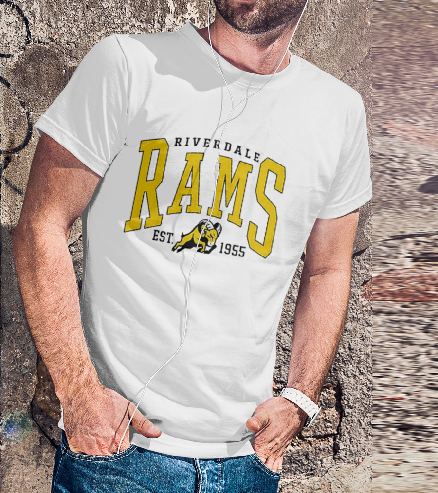 Riverdale Rams Est 1955 Yellow Ram T-Shirt