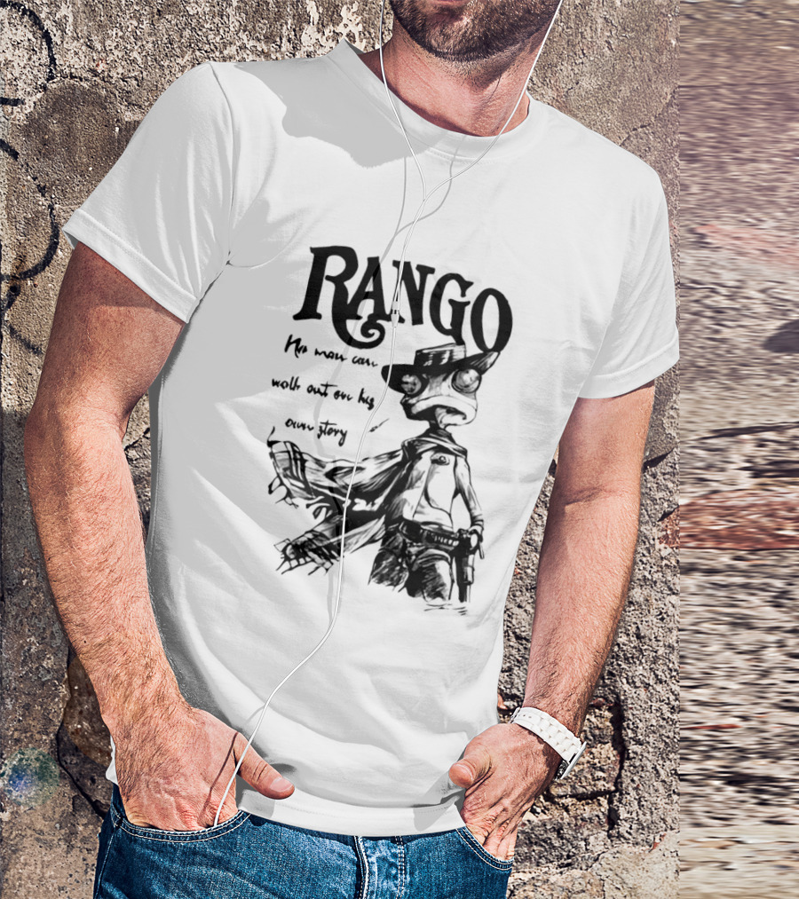Rango He Who Walks Out Cowboy T-Shirt