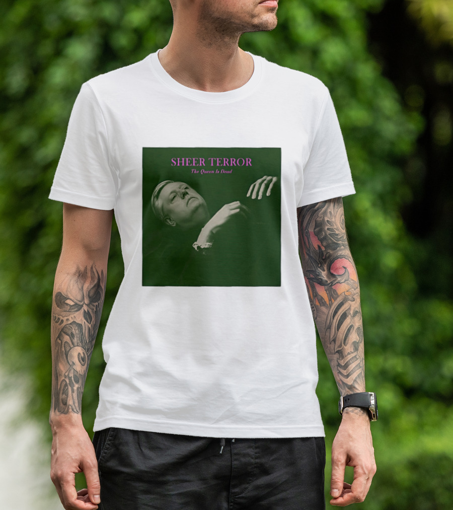 Sheer Terror The Queen Is Dead Punk Album Cover T-Shirt
