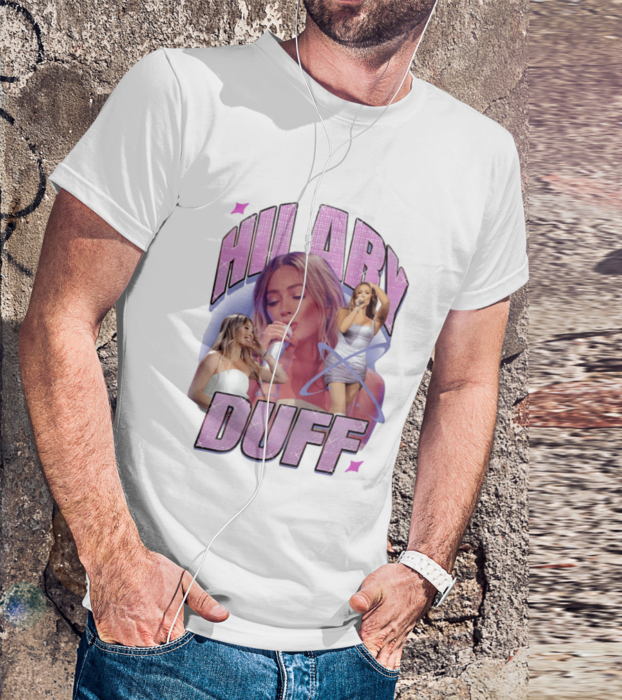 Hilary Duff Concert Moments Glamorous Performance Aesthetic T-Shirt