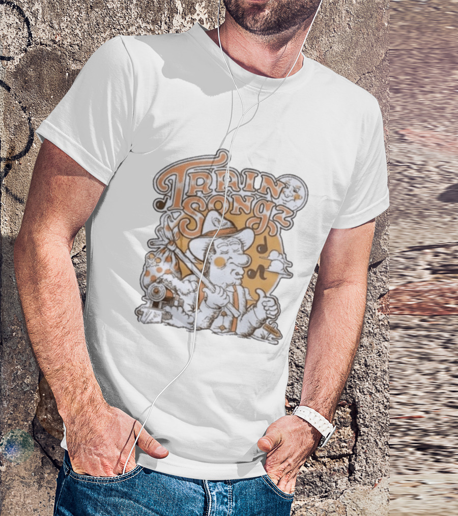 Train Songz Musical Tramp Smoke Moon Steam Engine Whistle T-Shirt