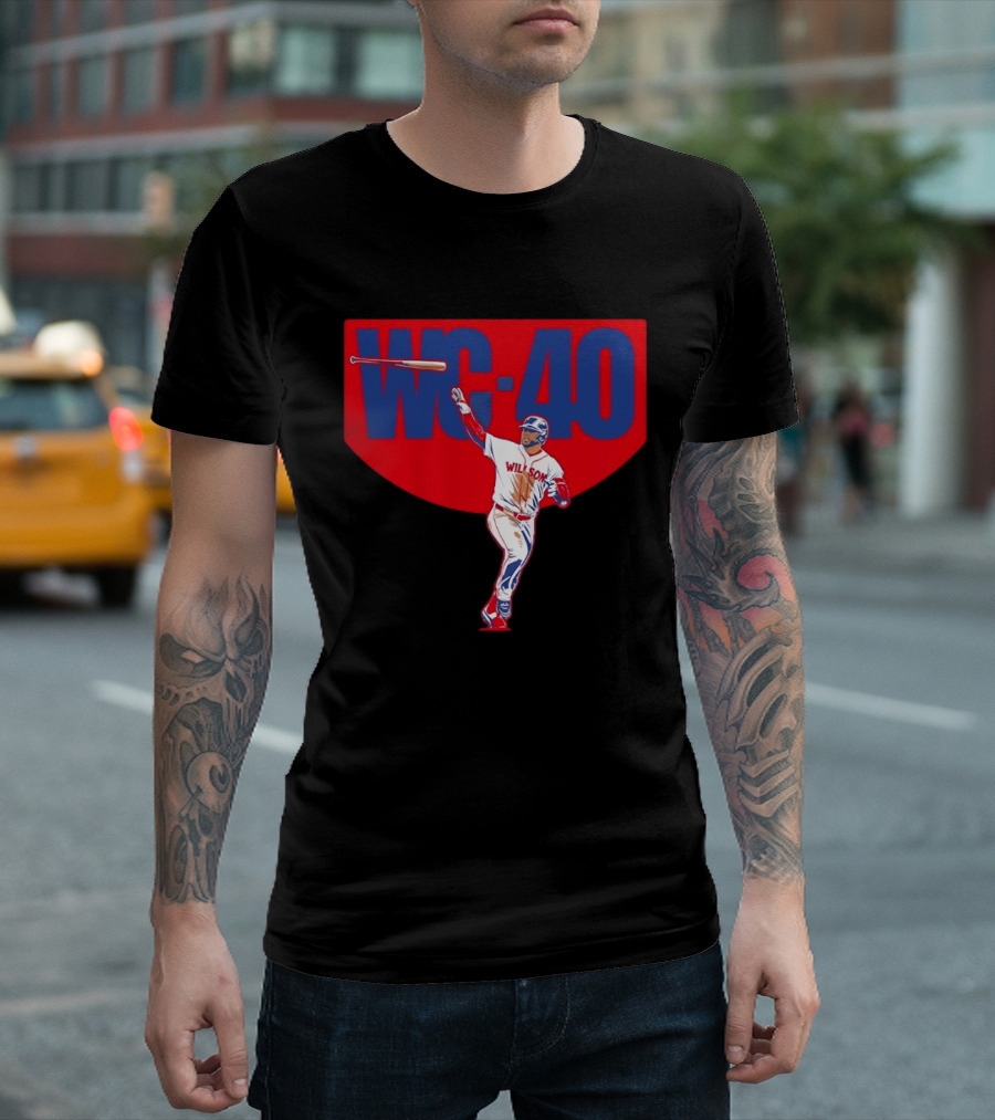 Willson Contreras WC 40 Boston Red Sox Baseball MLB 2026 T-Shirt