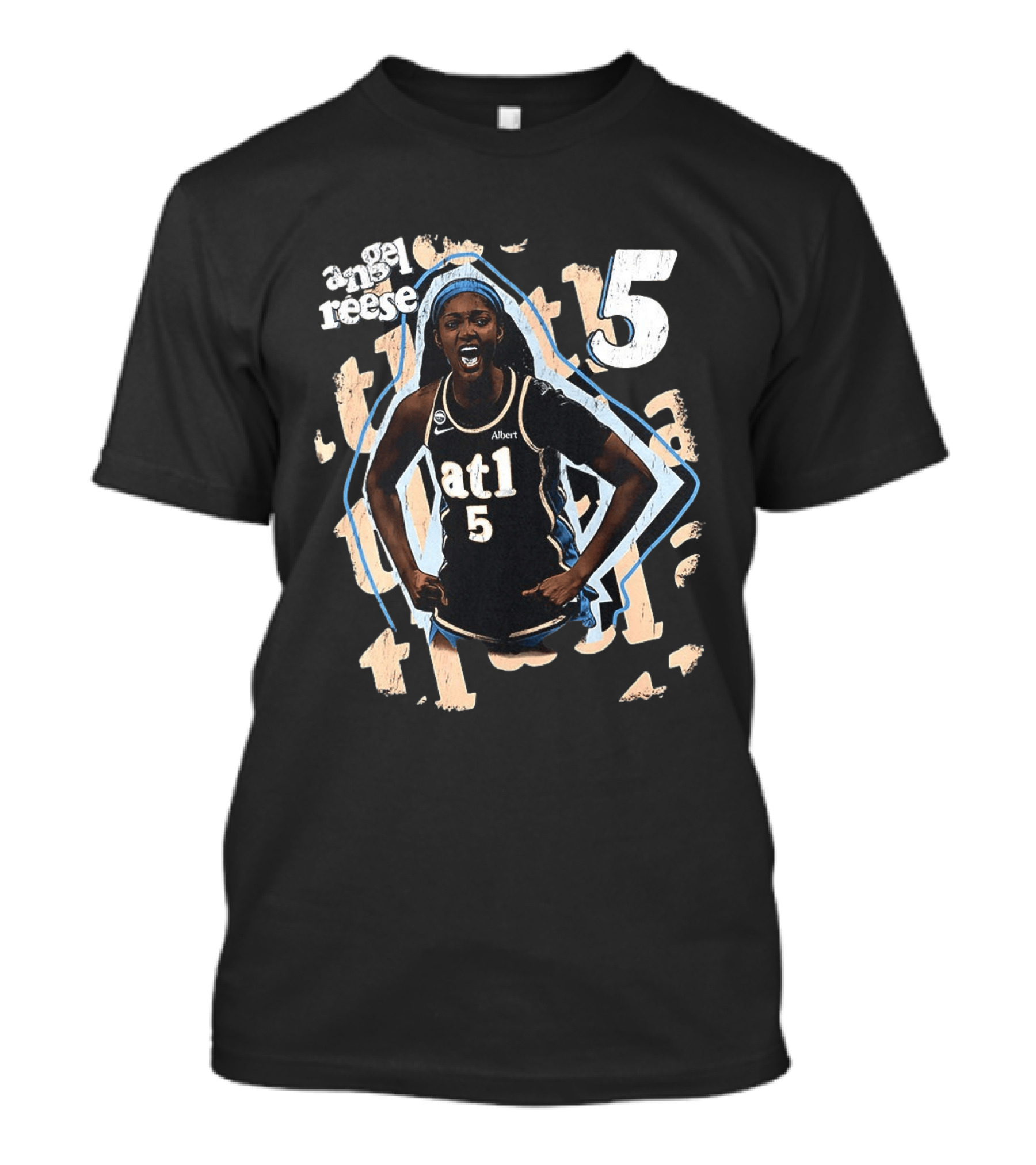 Angel Reese Atl 5 Albert Atlanta Dream WNBA T-Shirt