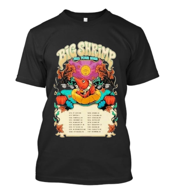 Big Shrimp Fall Tour 2026 Dates T-Shirt