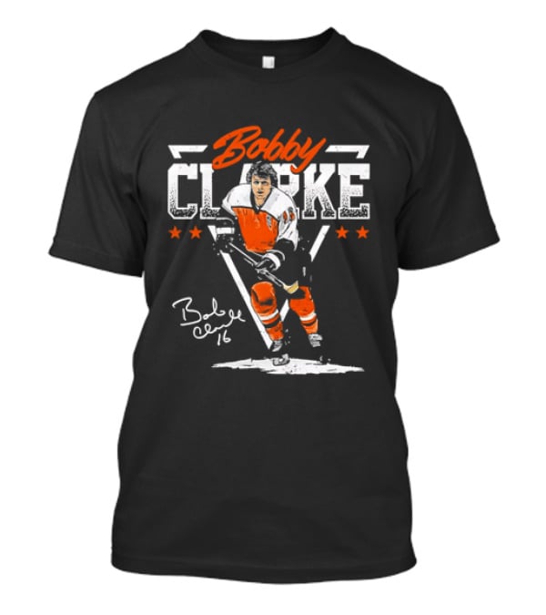 Bobby Clarke 16 Philadelphia Flyers Hockey Legend T-Shirt