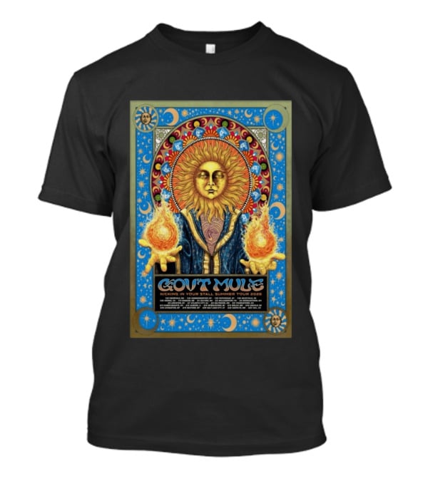 Gov't Mule Kicking In Your Stall Summer Tour 2026 Sun Fire T-Shirt