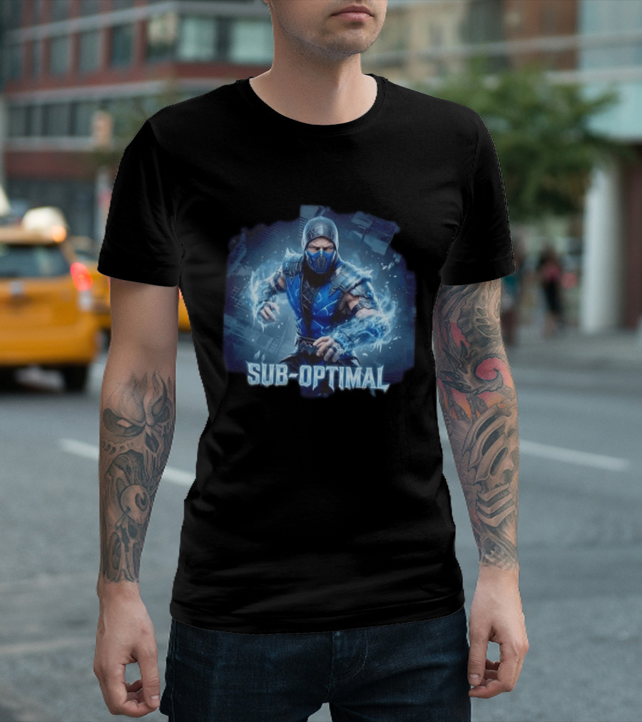 Sub Optimal Ice Ninja Action Pose T-Shirt