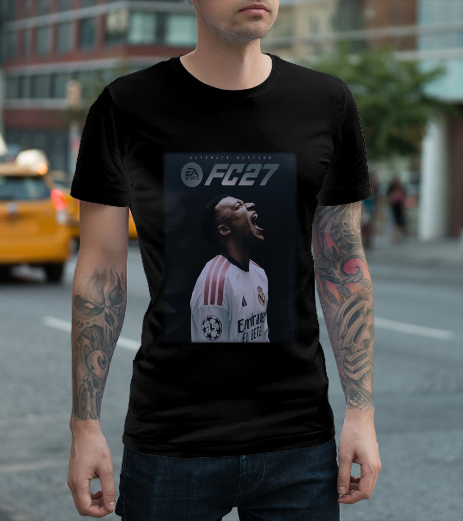 EA Sports FC 27 Ultimate Edition Kylian Mbappé Real Madrid Fútbol Club 2023 T-Shirt