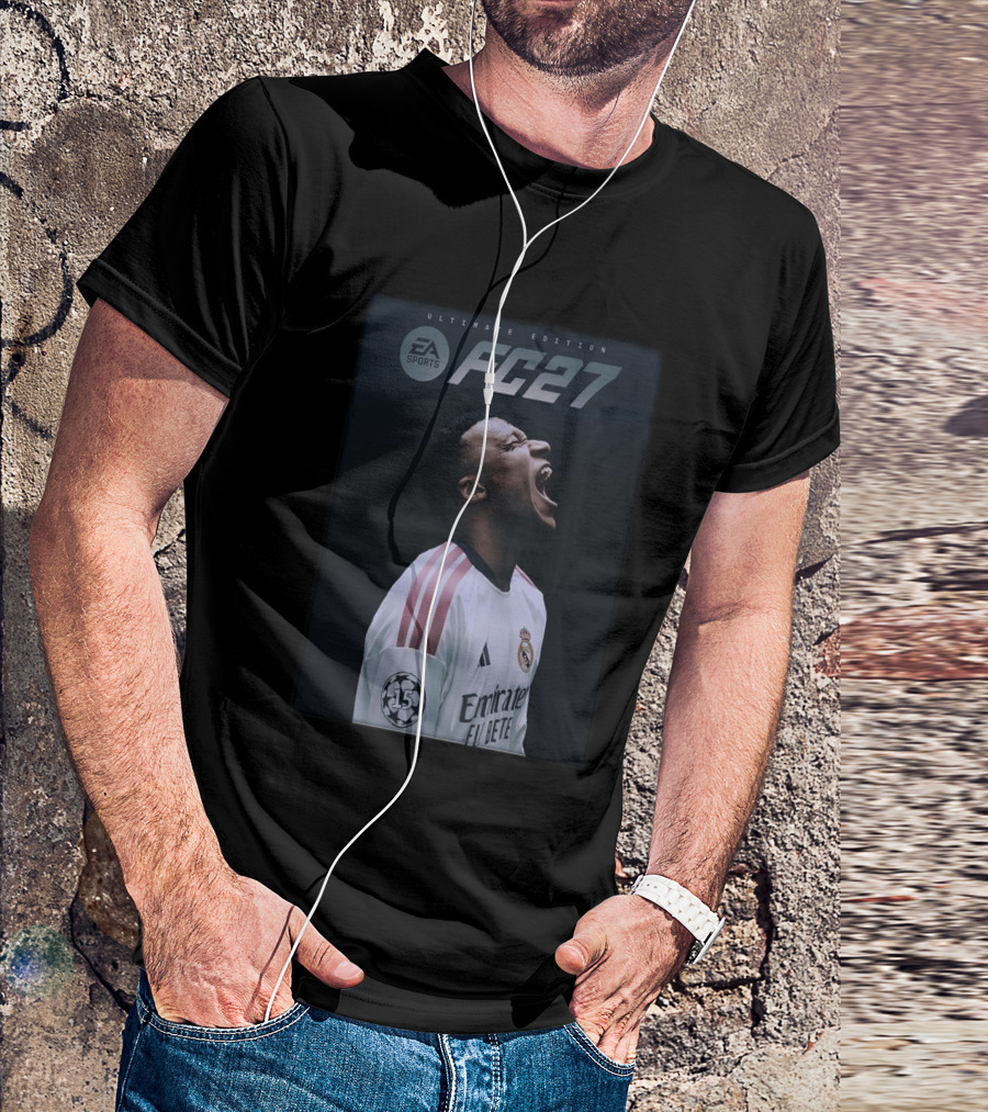 EA Sports FC 27 Ultimate Edition Kylian Mbappé Real Madrid Fútbol Club 2023 T-Shirt