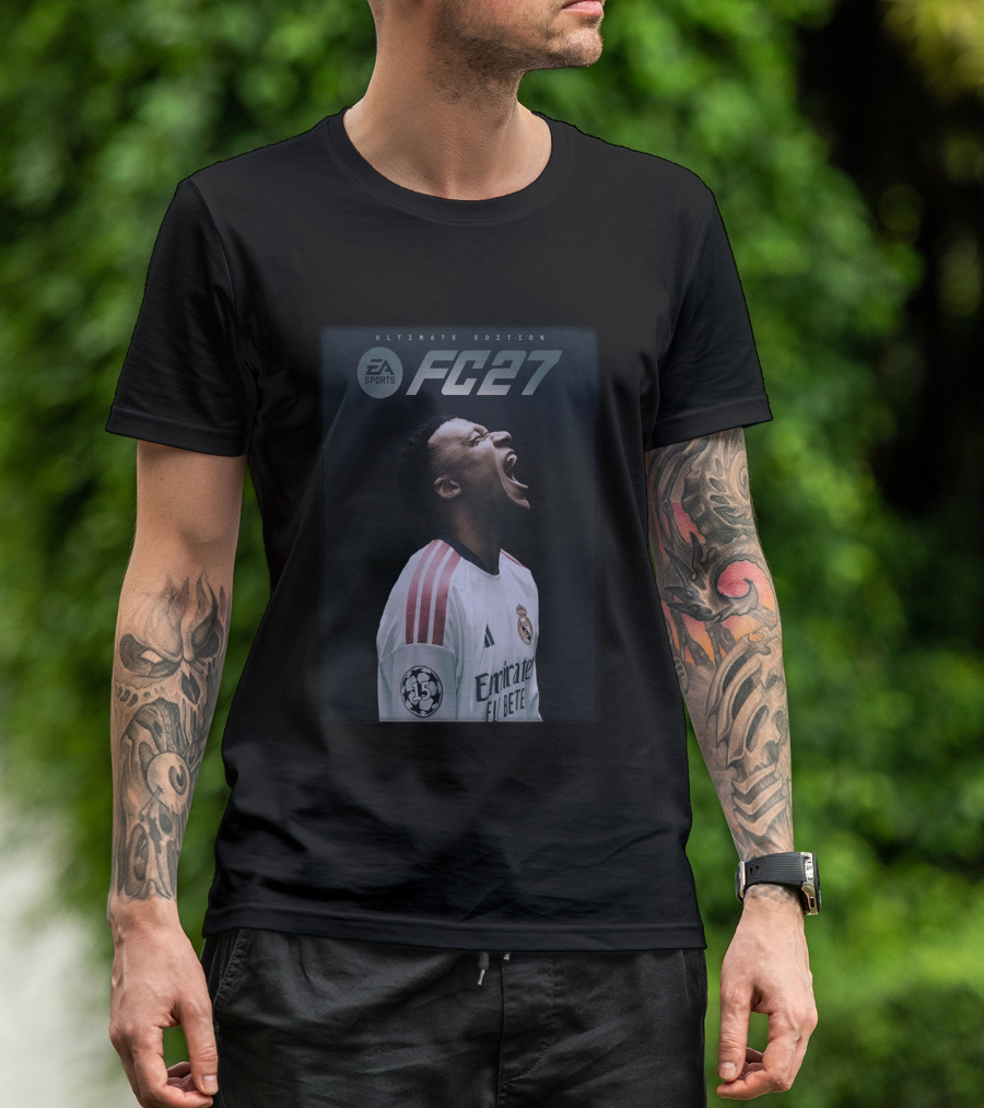 EA Sports FC 27 Ultimate Edition Kylian Mbappé Real Madrid Fútbol Club 2023 T-Shirt