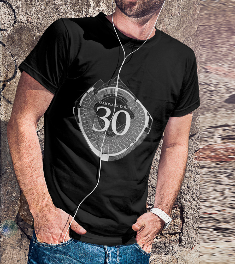 Reasonable Doubt 30 Stadium Concert Tour Commemorative T-Shirt
