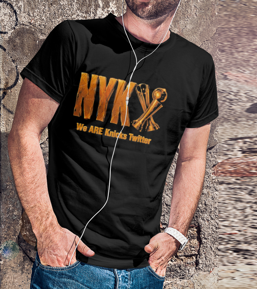 NYK We Are Knicks Twitter Trophy T-Shirt