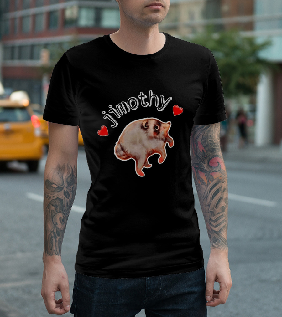 Jimothy Raccoon Hearts Seattle Trash Panda T-Shirt
