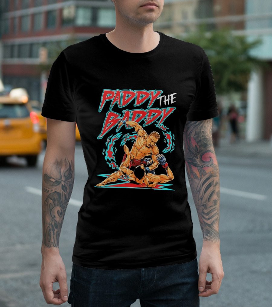 Paddy The Baddy UFC Cartoon Fighter Action T-Shirt