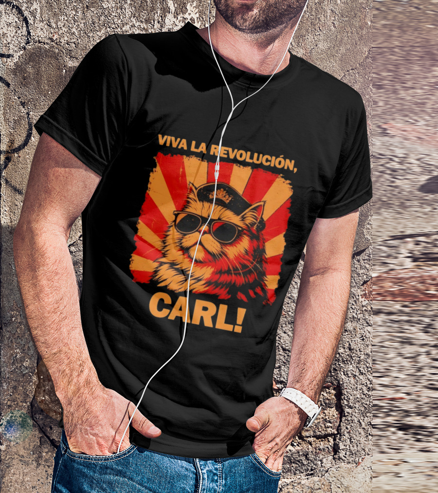 Viva La Revolución Carl Persian Cat King T-Shirt