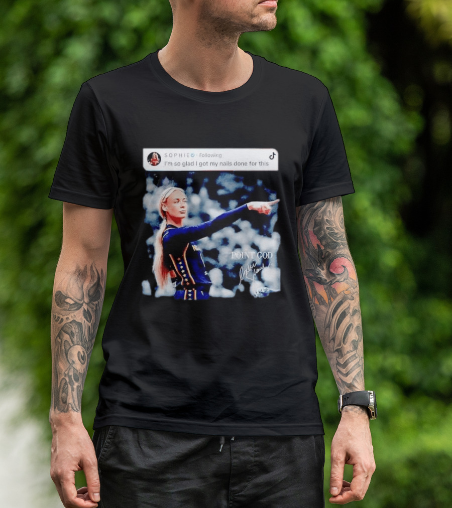 Sophie Cunningham Point God Indiana Fever I'm So Glad I Got My Nails Done For This T-Shirt