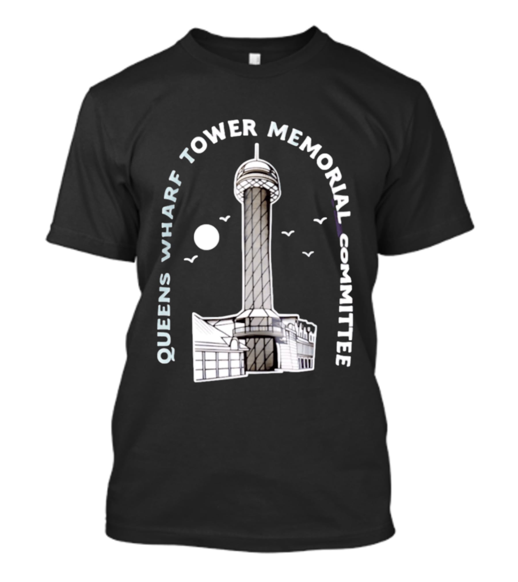 Queens Wharf Tower Memorial Committee Landmark Architecture T-Shirt