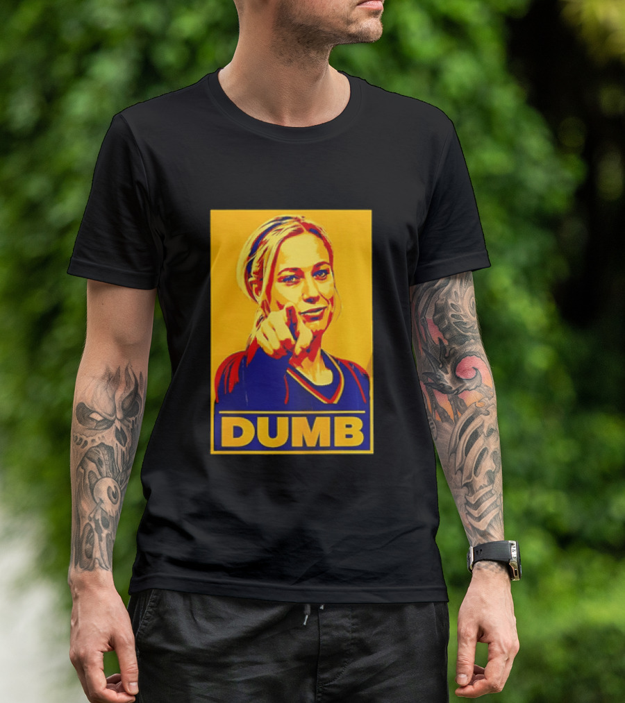 Sophia Cunningham Dumb Woman Pointing Her Finger T-Shirt
