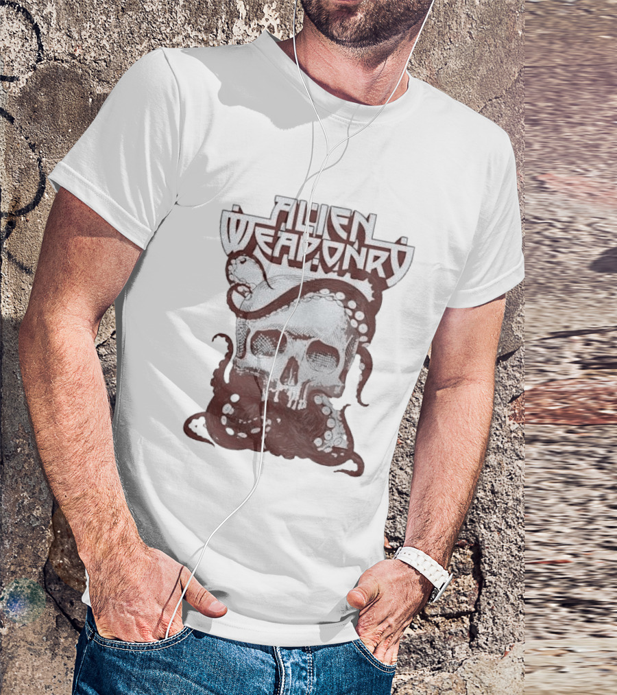 Alien Weaponry Skull Octopus Band Merchandise T-Shirt
