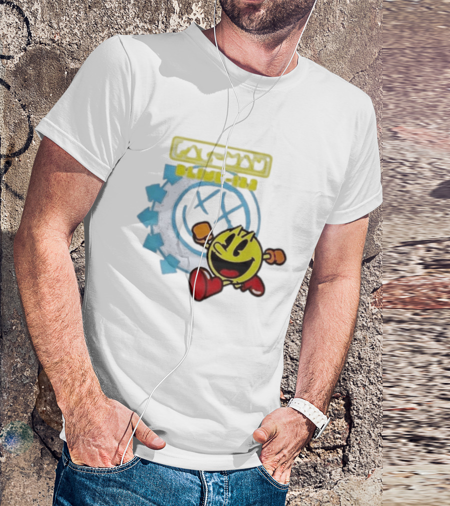 Pac Man Blink 182 Band Crossover Collaborative T-Shirt