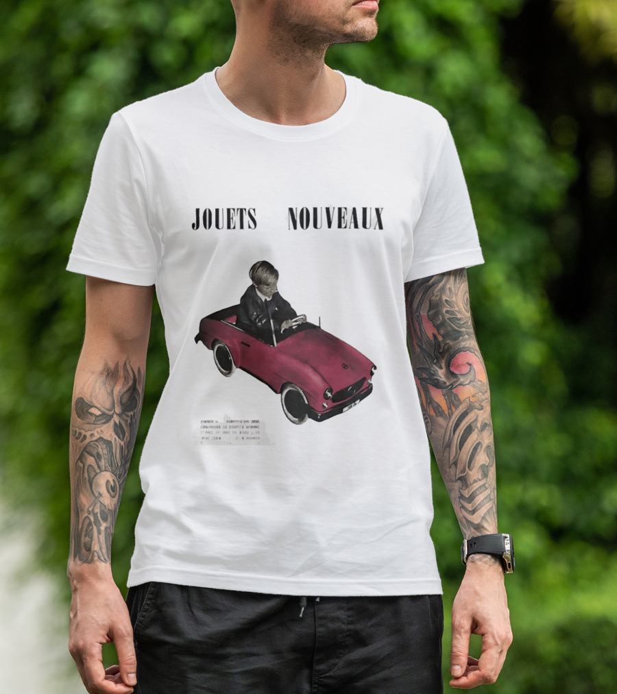 Jouets Nouveaux Vintage Car Child Paris Image T-Shirt