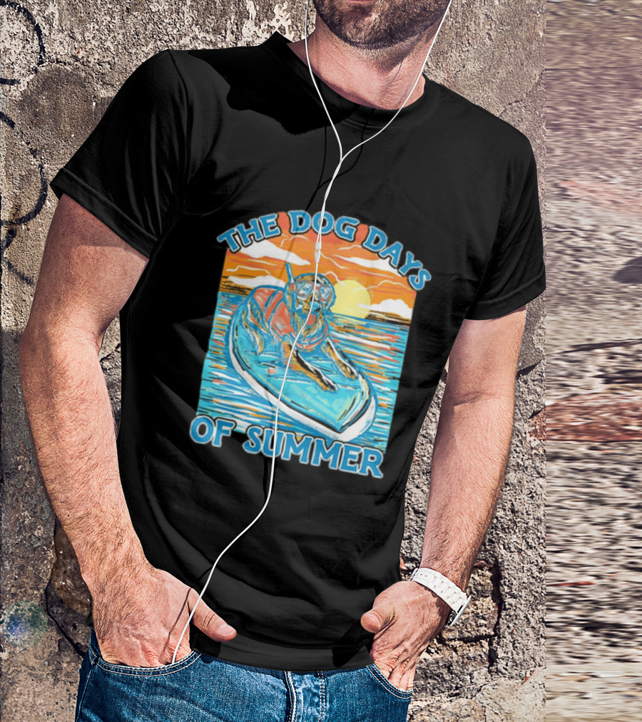 The Dog Days Of Summer Golden Retriever Snorkeling Adventure T-Shirt