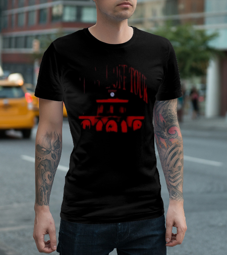 The Fall Off Tour Tower Men's Red Blood Drip T-Shirt