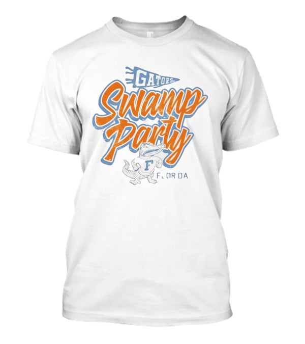 Gators Swamp Party Florida Retro Alligator T-Shirt