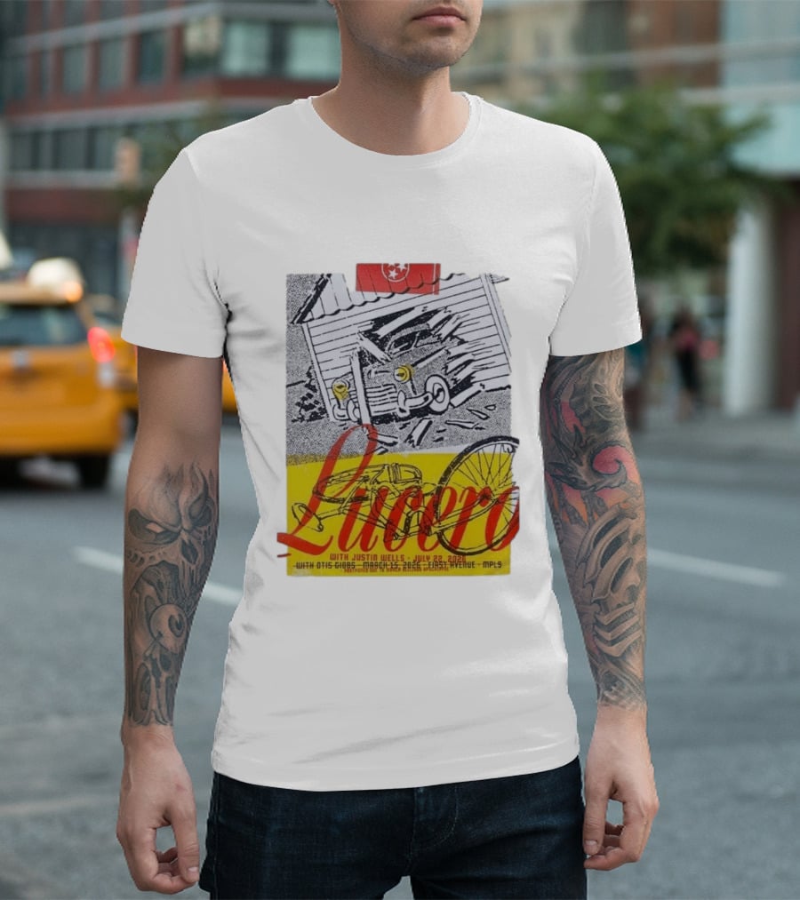 Lucero 20th Anniversary With Justin Wells July 2026 First Avenue MPLS T-Shirt