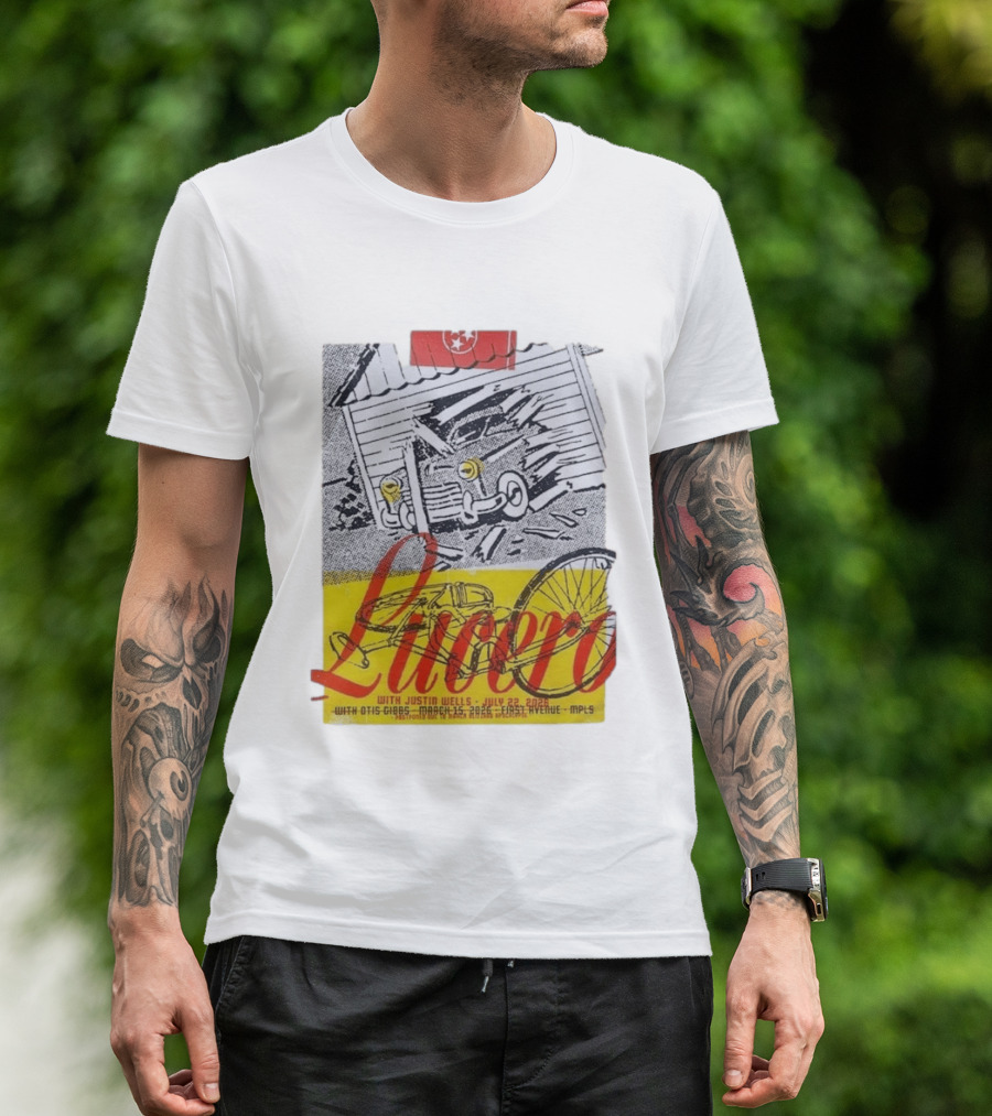 Lucero 20th Anniversary With Justin Wells July 2026 First Avenue MPLS T-Shirt