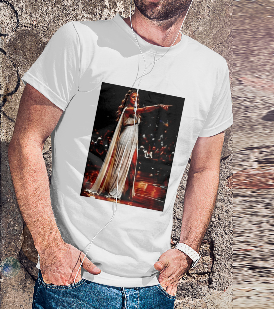 Sophia Cunningham WNBA Goddess Pointing Her Finger Basketball Victory Empowerment T-Shirt
